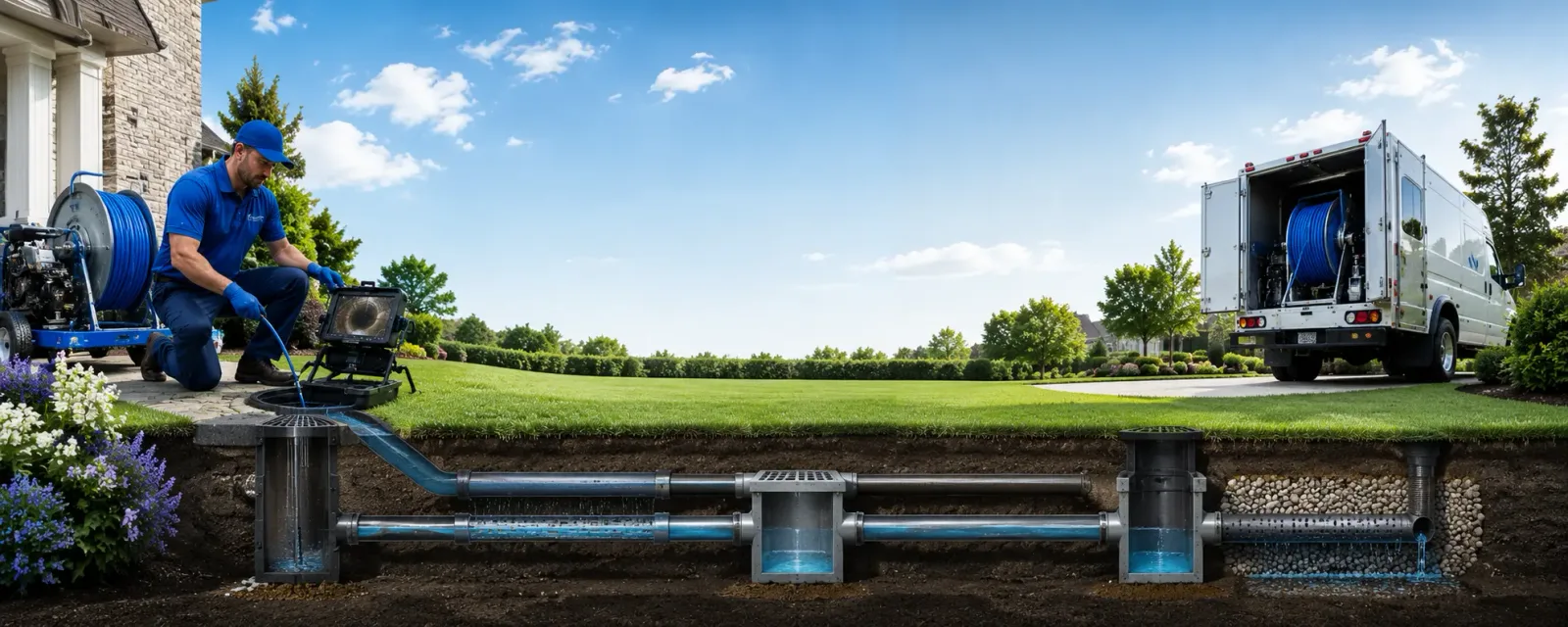 Outdoor drain cleaning information for Denver, PA